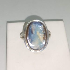 Boulder Opal Sterling Ring